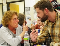 Debbie and Paul talk.