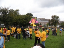 View of the rally.