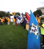 State flags - Connecticut in front.