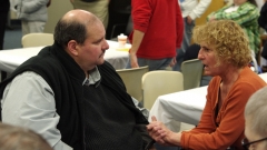 Joe Bellil, V.P. at Easter Seals, and Debbie