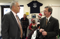 State Representative Chris Walsh and Kirk Joslin, President and CEO of MA Easter Seals