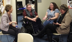 Rachel Richards, Paul, Winnie (IACIL) and Jean MacGuire