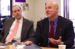 Senator Jamie Eldridge and Rep. Tom Sannicandro