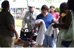 Tee shirts at the MetroWest tent