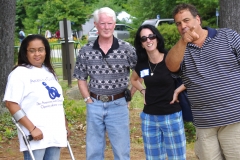 Lea, Bill and Lia from IACIL, and David from MWCIL