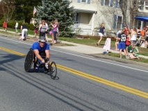 man wheelchair racer