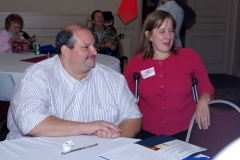 Joe (Easter Seals) and Linda Bellil (UMass)