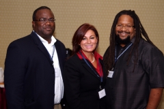 Derrick Dominique,Executive Director of Multi-Cultural Independent Living Center of Boston with Cortland of BCIL