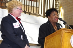 State Representative Gloria Fox (right) and State Representative Denise Andrews