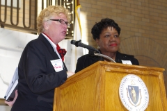 State Representative Gloria Fox (right) and State Representative Denise Andrews