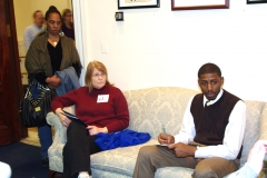 MWCIL consumers and staff advocated in the Governor's office.