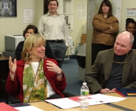 Senator Karen Spilka and Representative Daniel Winslow