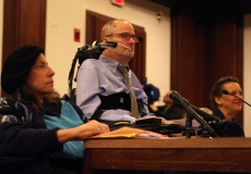 Karen Schneiderman, John Kelly and Eileen Feldman finish up their testimony.