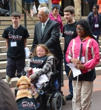 Mayor Menino with disAbility youth