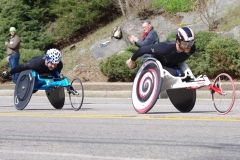 Front - Josh Cassidy of Canada, Back - Jorge Madera of Spain