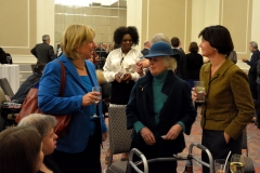 State Senator Karen Spilka (left) and State Rep. Carolyn Dykema (right)