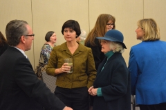 State Reps. Jeff Roy (l) and Carolyn Dykema (center)