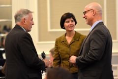 Bill Allan (l), State Reps Carolyn Dykema and Tom Sannicandro