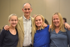 Awardee Bill Henning, BCIL, and his family