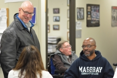 Representative Tom Sannicandro (left)