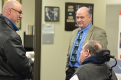 Rep. Sannicandro, Ed Carr (MWRTA) and MRC Commissioner Charlie Carr