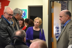 Rep. Sannicandro, Myra Berloff (MOD) and MRC Commissioner Charlie Carr