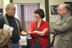 Reps Chris Walsh and Carolyn Dykema, and Edd Carr (MWRTA)