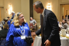 John Polanowicz, Secretary of EOHHS talks to Judy