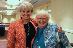 Ann Ruder and Mary Margaret Moore of ILCNSCA