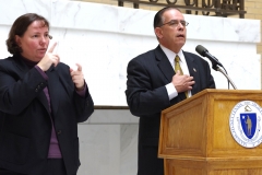 State Rep. Alan Silvia (right)