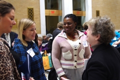 State Rep. Danielle Gregoire (in blue), Kay and Jini