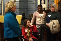 State Senator Karen Spilka, Amy, Kay and Pat