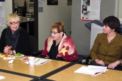 Pamela Kaufman, BOD of Easter Seals, Joan Morris, COO of Easter Seals and Representative Carolyn Dykema