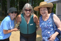 Sarah, Pat and Debbie from MWCIL