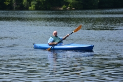 man in kayak