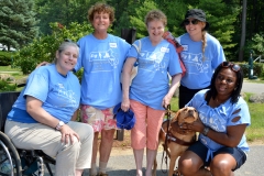 Stephanie, Debbie, Jini, Sarah and Kay from MWCIL