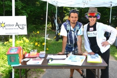 Outdoor Access signing up hikers