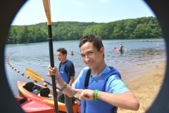 boys ready to kayak