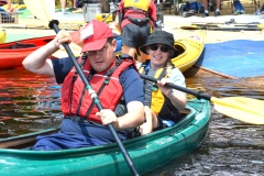 Sarah in kayak