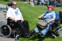 Commissioner Charlie Carr and Paul Spooner (MWCIL)