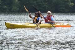 Kay and woman kayak