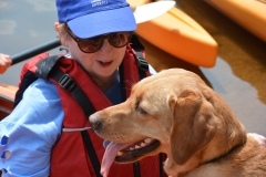 Jini and Rue in kayak