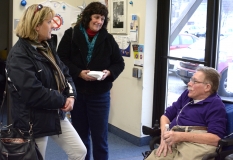 Eva and Joy (MWRTA) and Paul (MWCIL)