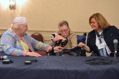 Mary Margaret Moore, Paul Spooner and Lou Ann Kibbee