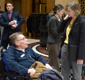 Paul Spooner (MWCIL) and Ann Shor (MRC)