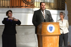 Rep. D'Emilia speaking, Rep. Peake to the right.