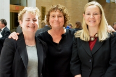 Jini and Deb from MWCIL and Representative Danielle Gregoire