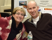 Joan Morris of Easter Seals with Jim, an Assistive Technology user