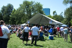 view of audience