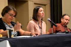 Andrea Kramer, MA Atty. Gen. Office, Sadie Simone, MASILC, and Mike Kennedy, CLW